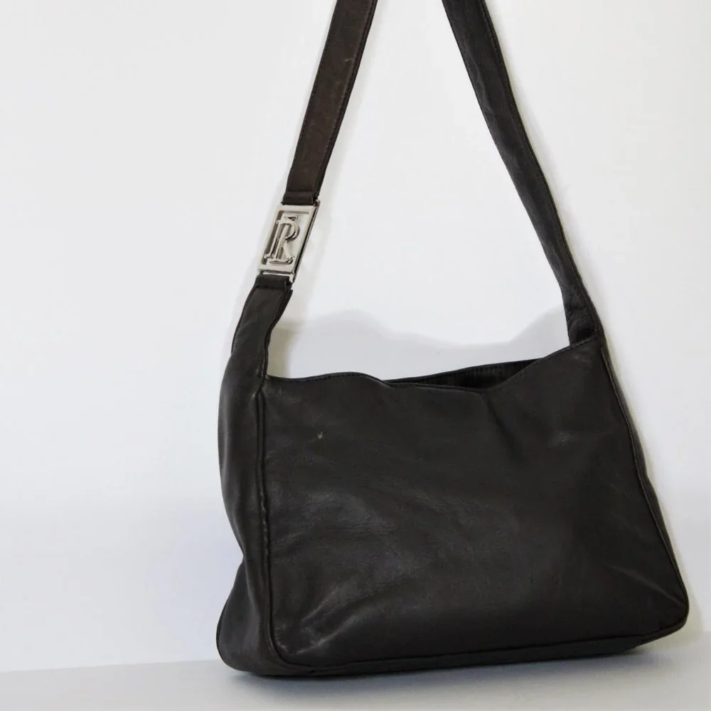 Ralph Lauren Dark Brown Shoulder Bag - Picture 1 of 9